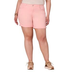 Democracy Ab Solution Coral Slimming Bermuda Shorts Size 16W